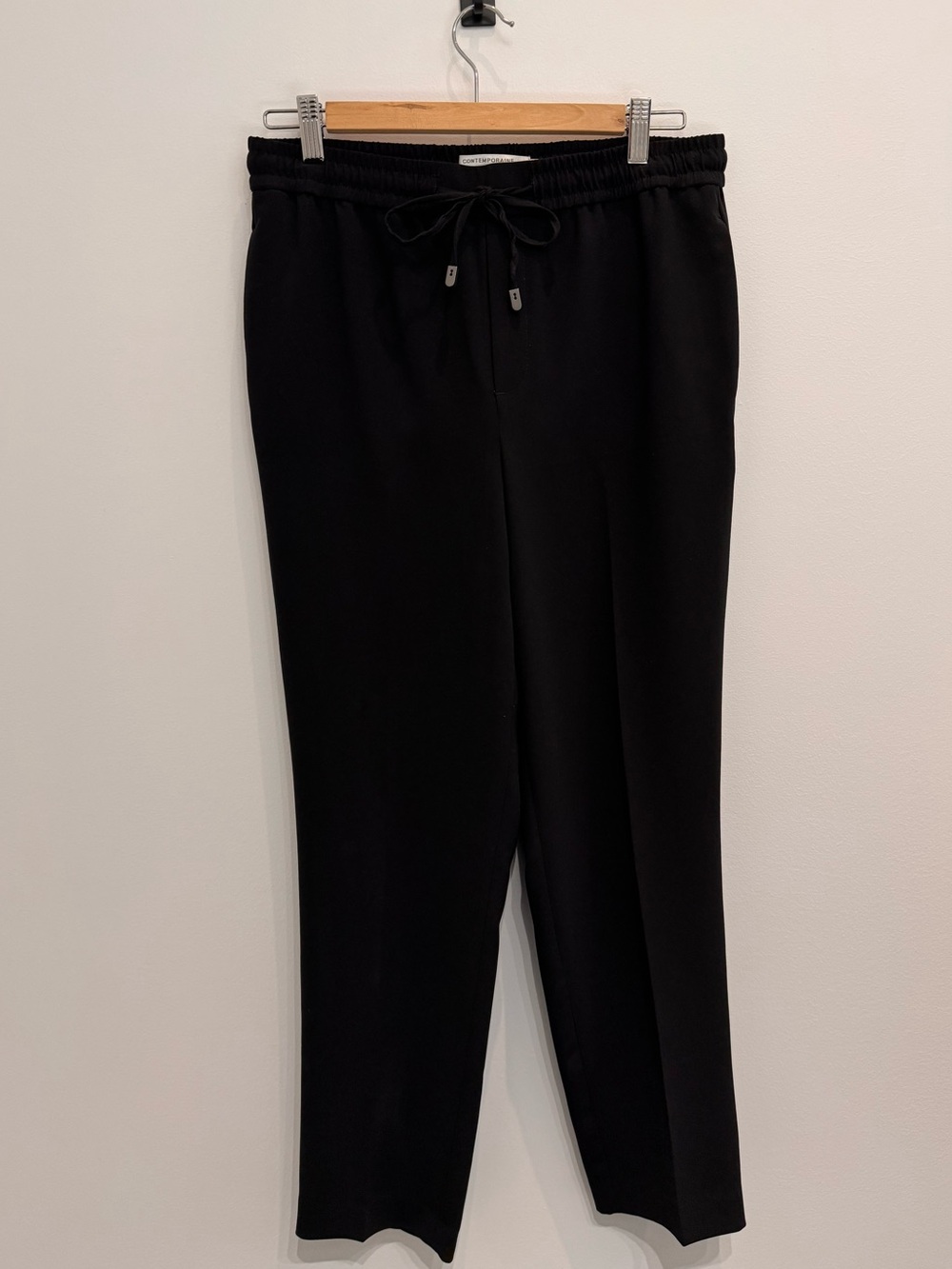 Simons Contemporaine Black Drawstring Pants Size S